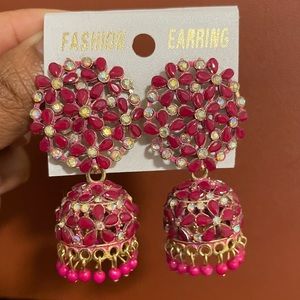 Indian Pakistani Fashion Jhumka Earrings